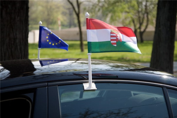 country car flags